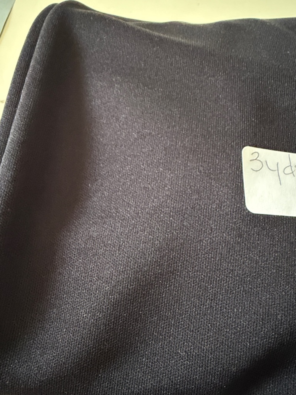 Black fabric yardage - Picture 2 of 4